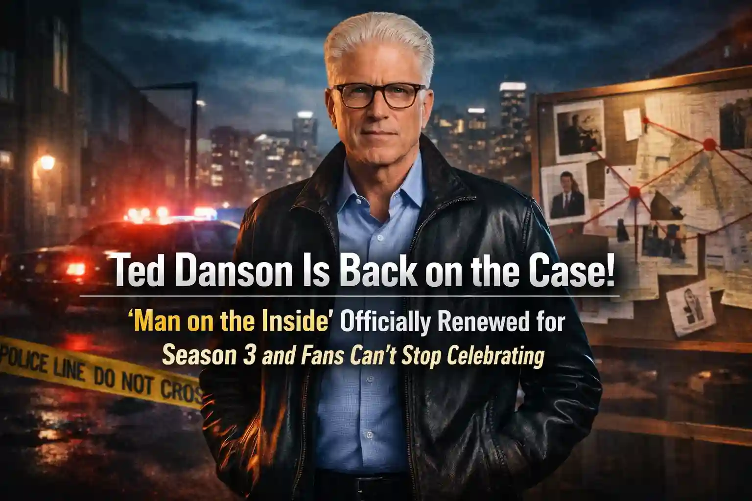 Ted Danson Is Back on the Case! ‘Man on the Inside’ Officially Renewed for Season 3 and Fans Can’t Stop Celebrating
